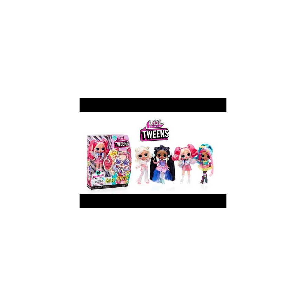 Кукла LOL Surprise Tweens S3, Emma Emo с 15 изненади, 584070EUC