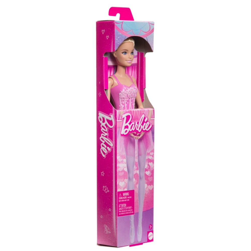 Кукла Barbie балерина с розова рокля, HRG34