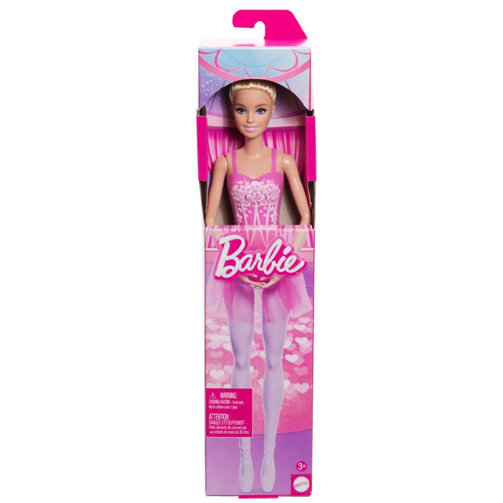 Кукла Barbie балерина с розова рокля, HRG34