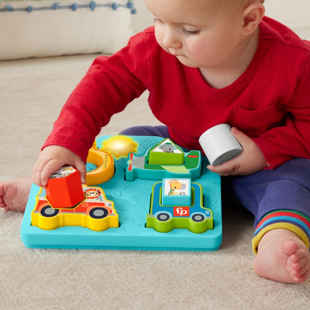 Комплект формички и превозни средства със звуци, Fisher Price, HRP31