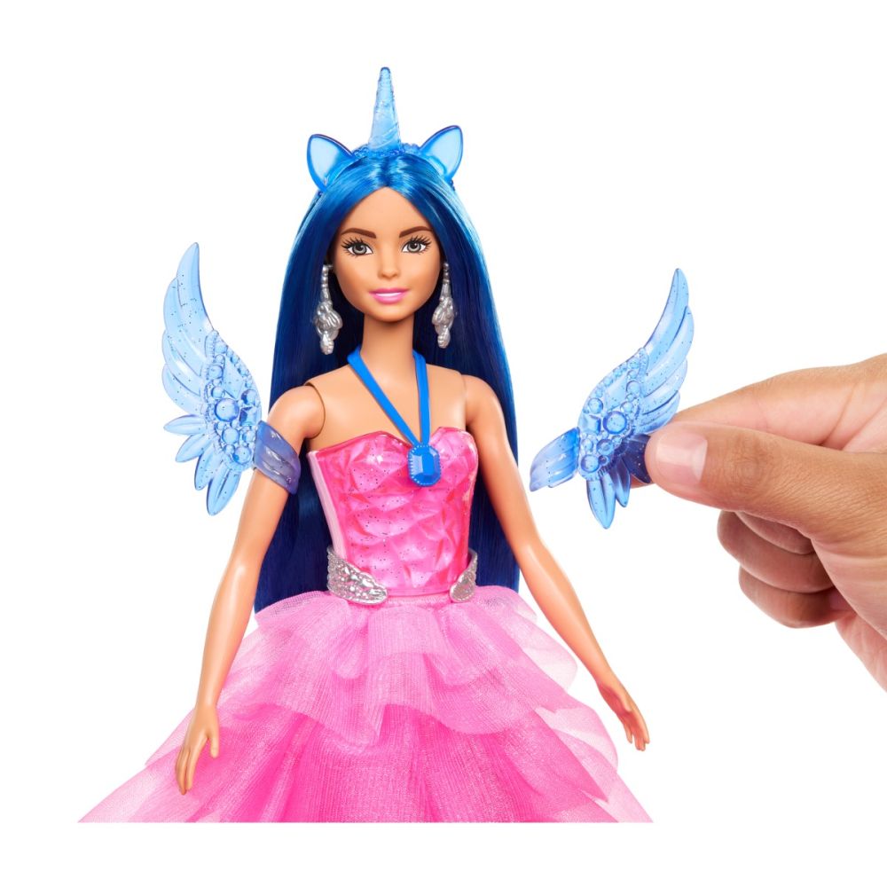 Кукла принцеса Barbie с еднорог, HRR16