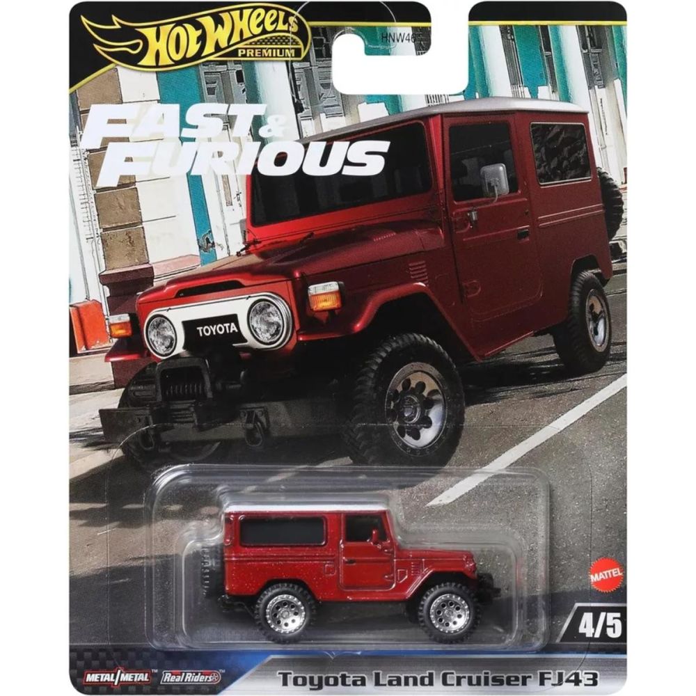 Метална количка, Hot Wheels, Fast and Furious, Toyota Land Cruiser FJ43, HRT96