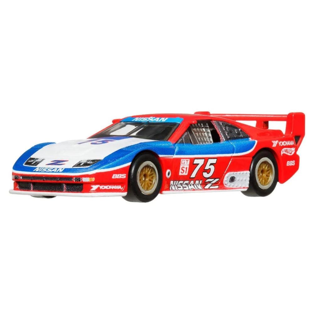 Автовоз с количка Hot Wheels, Car Culture, Euro Hauler и 94 Nissan 300 ZX GTS, HRV44