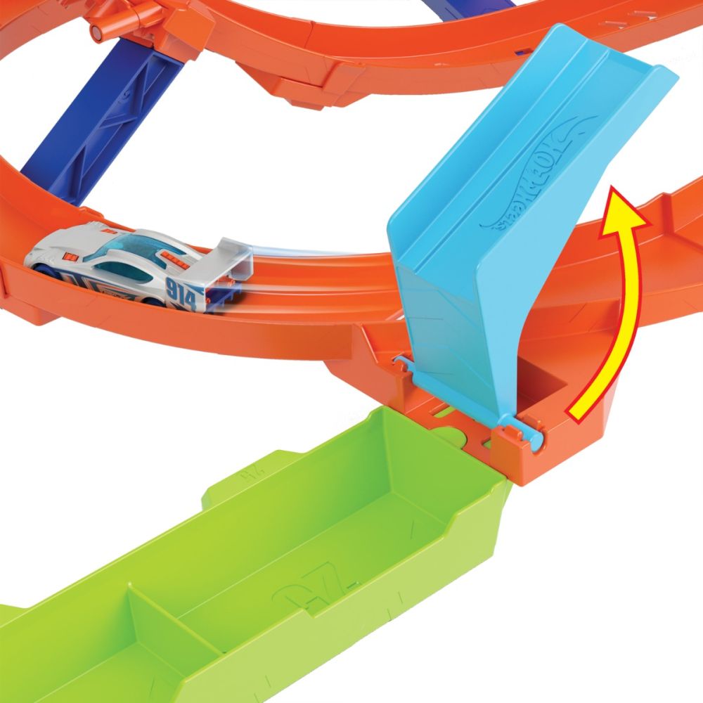 Комплект количка и писта, Hot Wheels, Action Loop Cyclone, HTK16