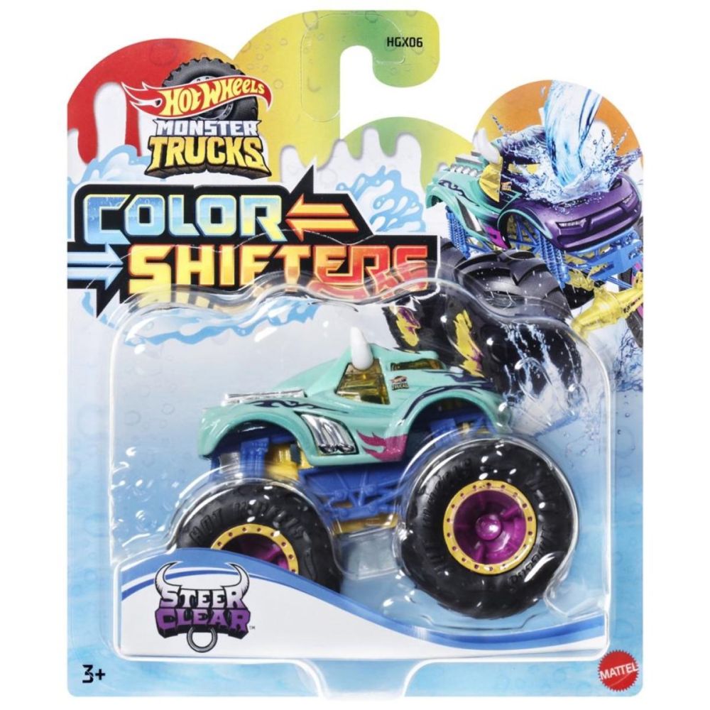 Високопроходим автомобил, Hot Wheels, Color Shifters, Steer Clear, 1:64, HVH83