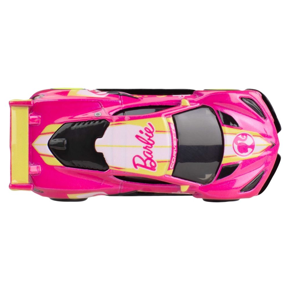 Метална количка Hot Wheels, Pop Culture, Barbie 65th Corvette C8.R, 1:64, HVJ51