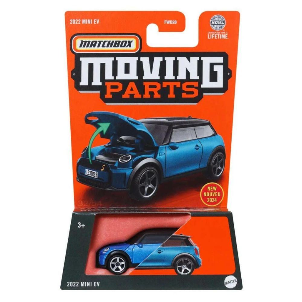 Количка Matchbox, Moving Parts, 2022 Mini EV, HVM80