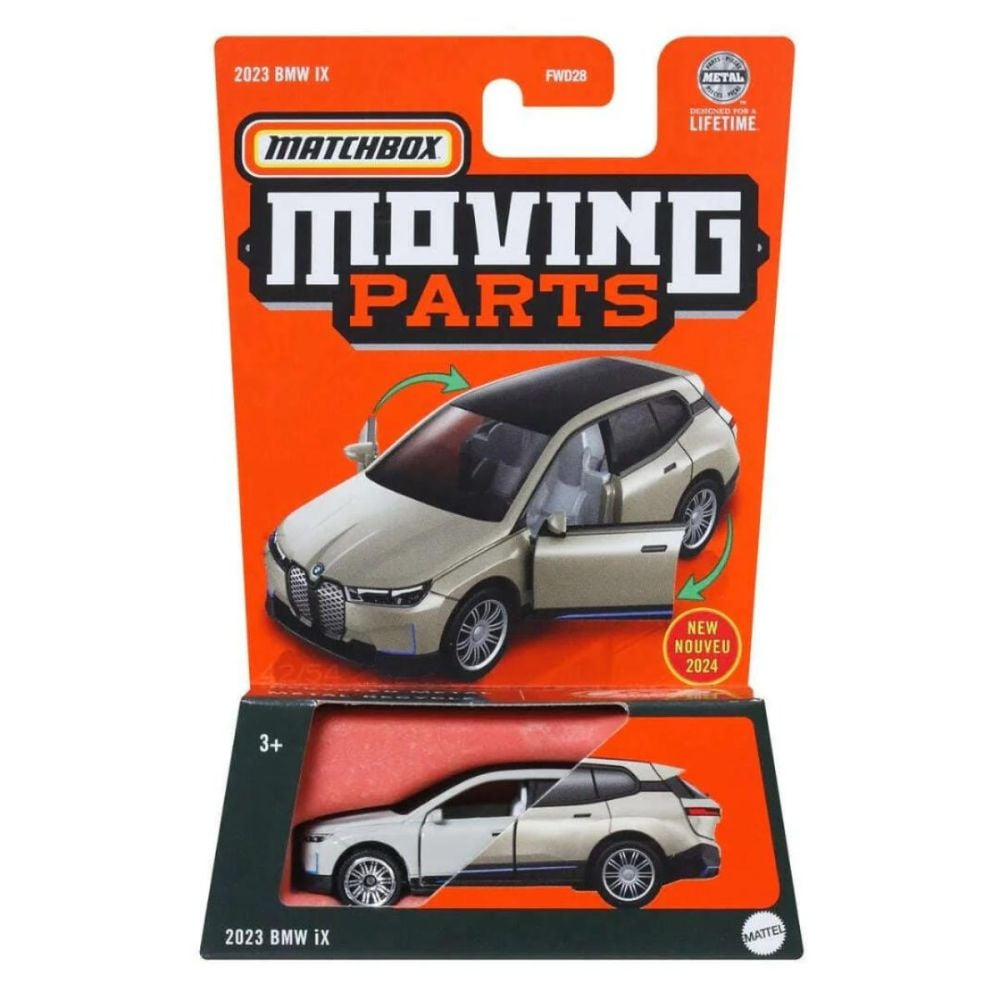 Количка Matchbox, Moving Parts, 2023 BMW iX, HVM89