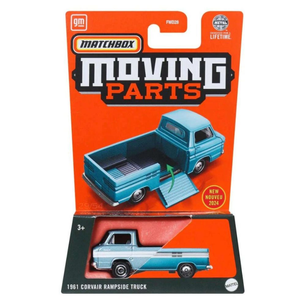 Количка Matchbox, Moving Parts, 1961 Corvair Rampside Truck, HVM90