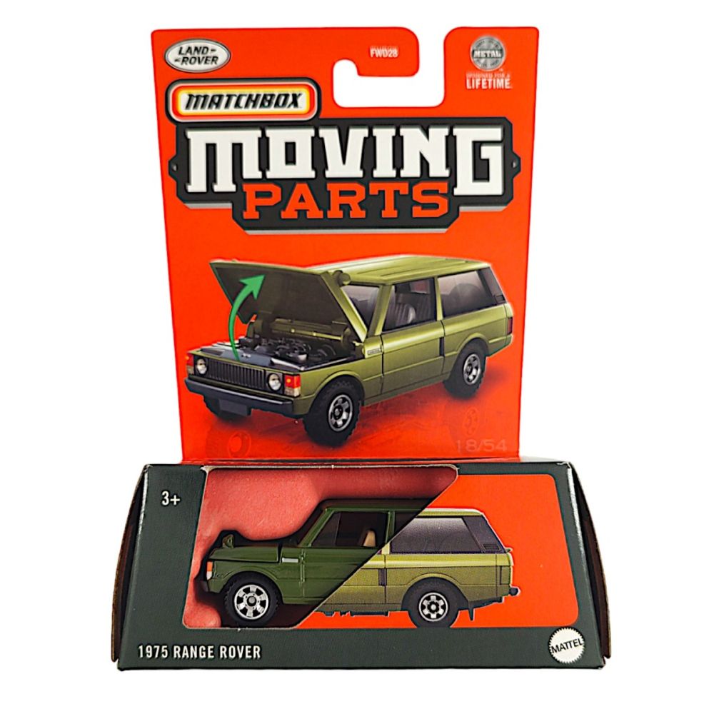 Количка Matchbox, Moving Parts, 1975 Range Rover Green, HVN07