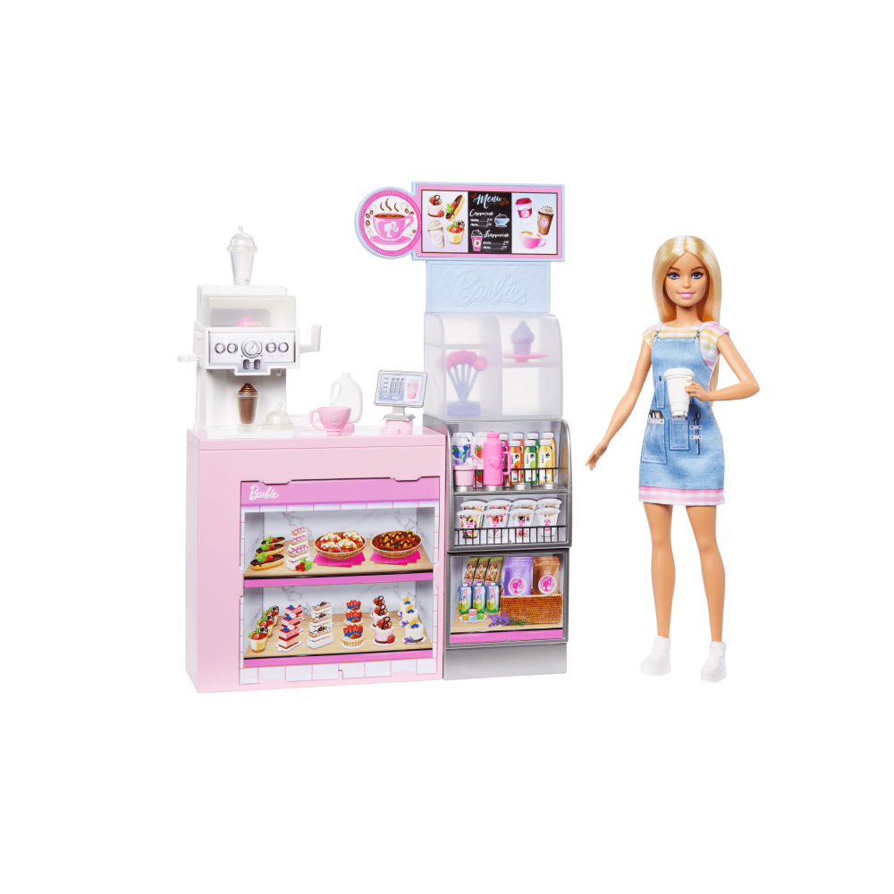 Комплект за игра с кукла Barbie, Coffee Shop, HXN94