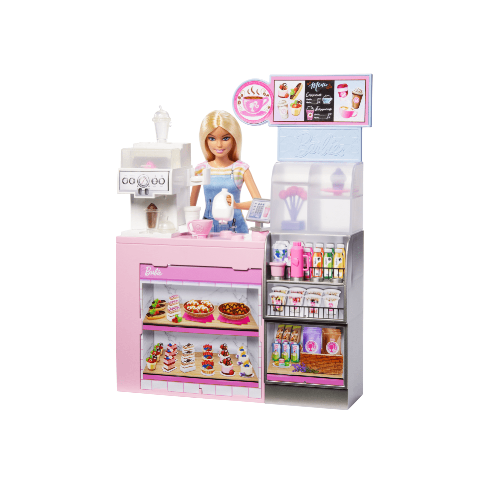 Комплект за игра с кукла Barbie, Coffee Shop, HXN94