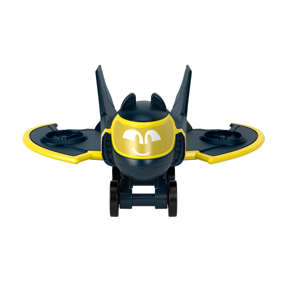 Мини метално превозно средство, Fisher Price, Batwheels, Batwing The Bat Plane, 1:55, HYB67