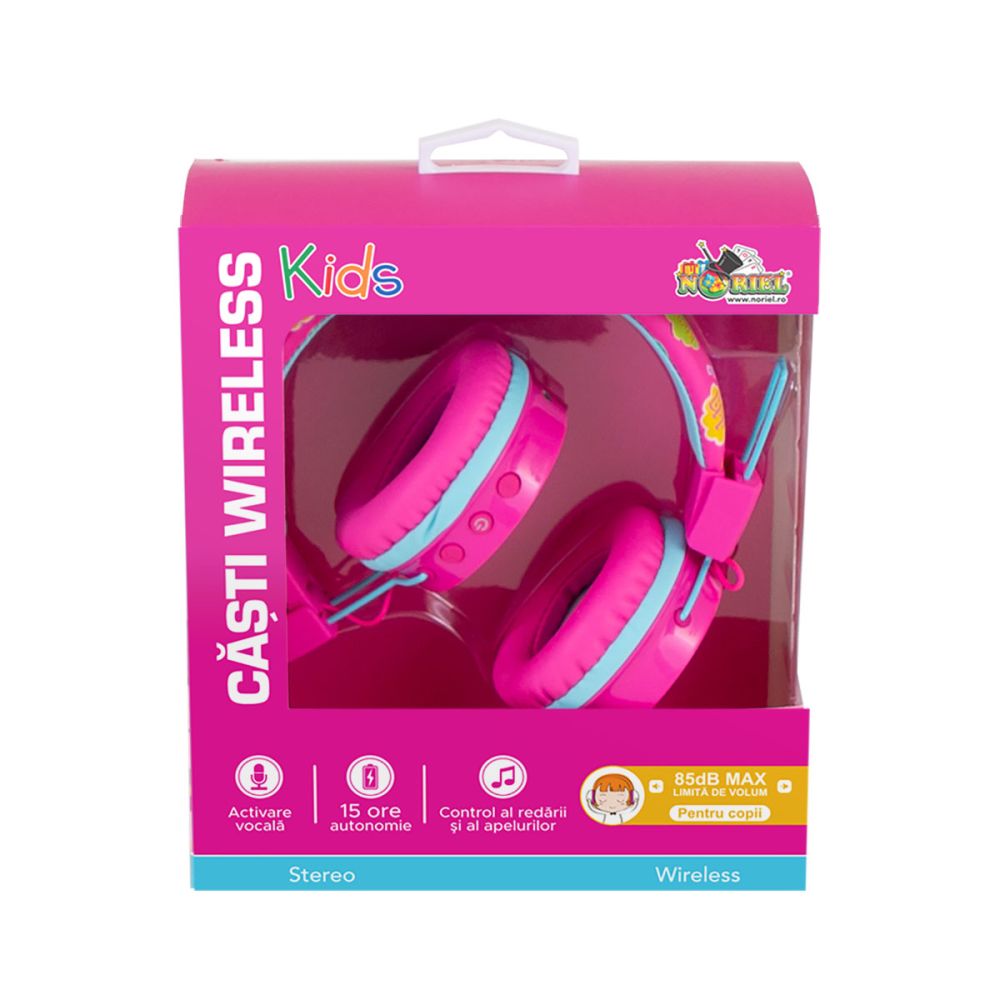 Аудио слушалки wireless Noriel, Розови