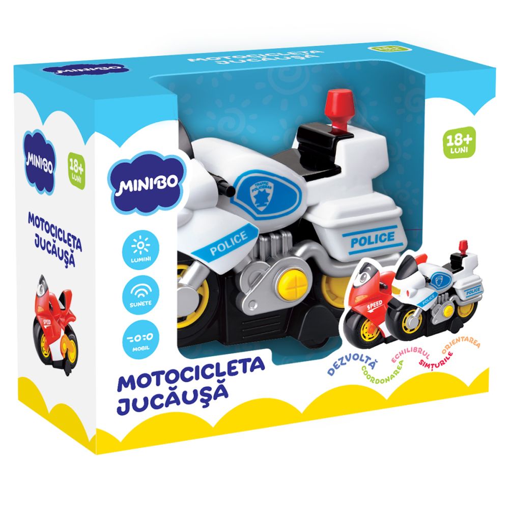 Бебешка играчка, Minibo, Полицейски мотоциклет