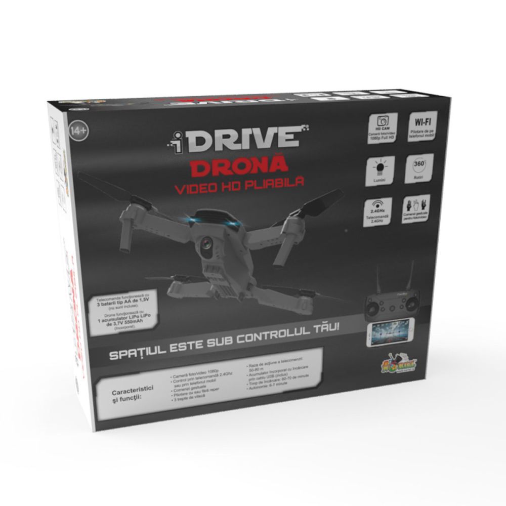 Сгъваем дрон с камера HD iDrive