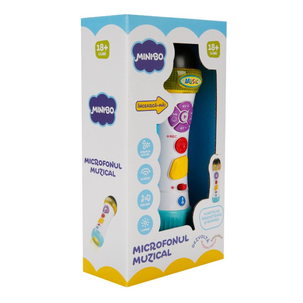 Бебешка играчка Minibo, Музикален микрофон