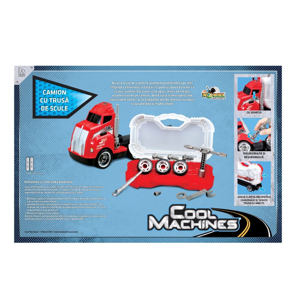 Камион с комплект инструменти - Cool Machines | Toyzz Shop