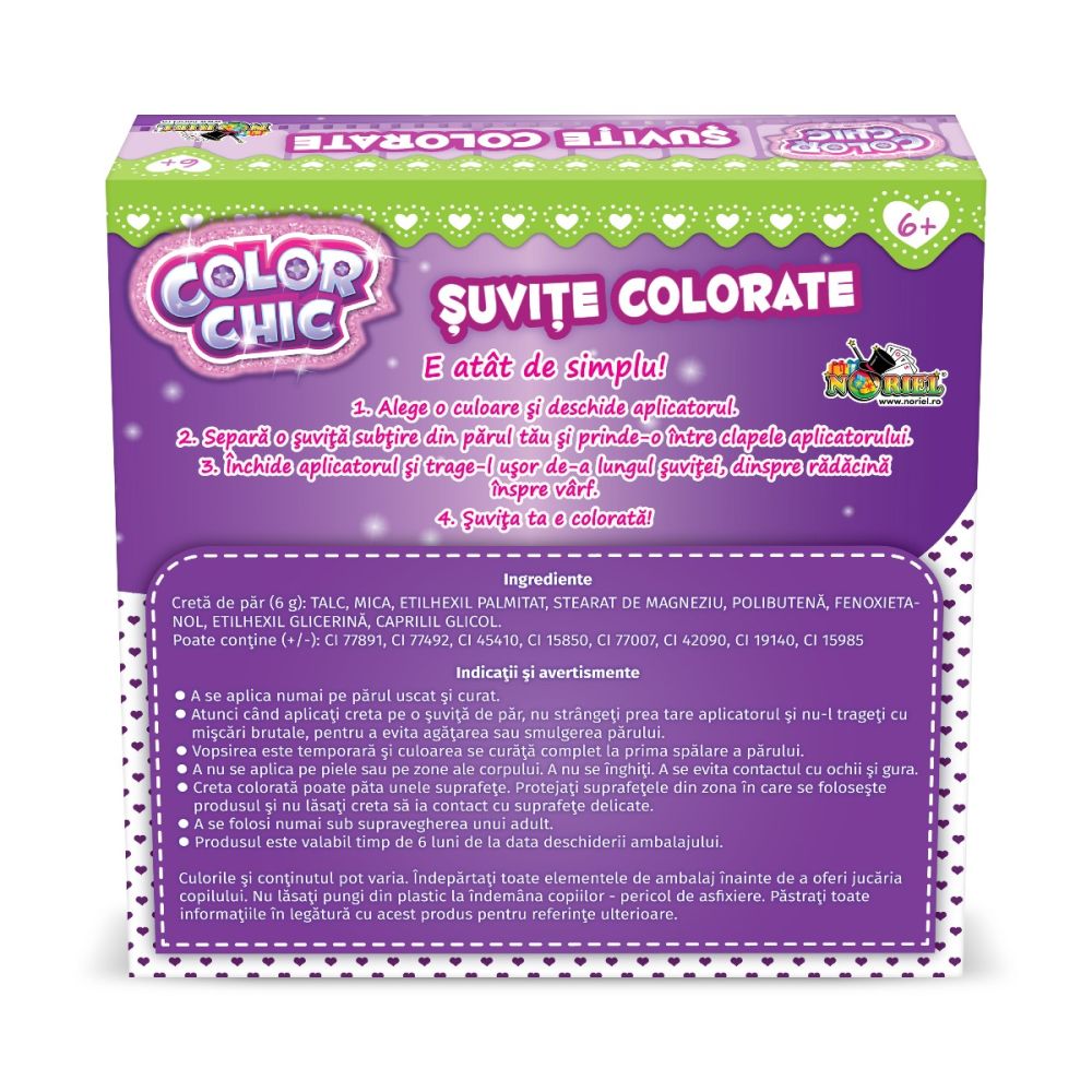Креативен комплект за цветни кичури Color Chic