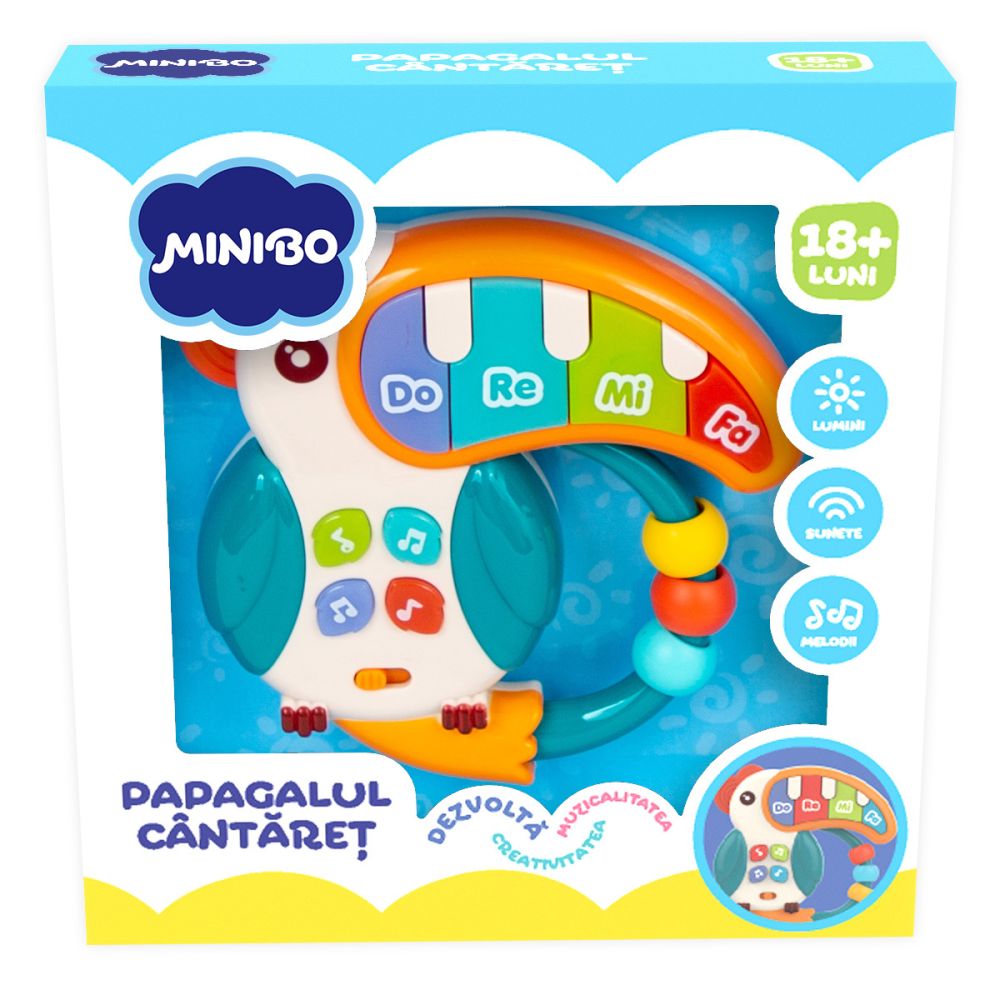 Пеещият папагал, Minibo