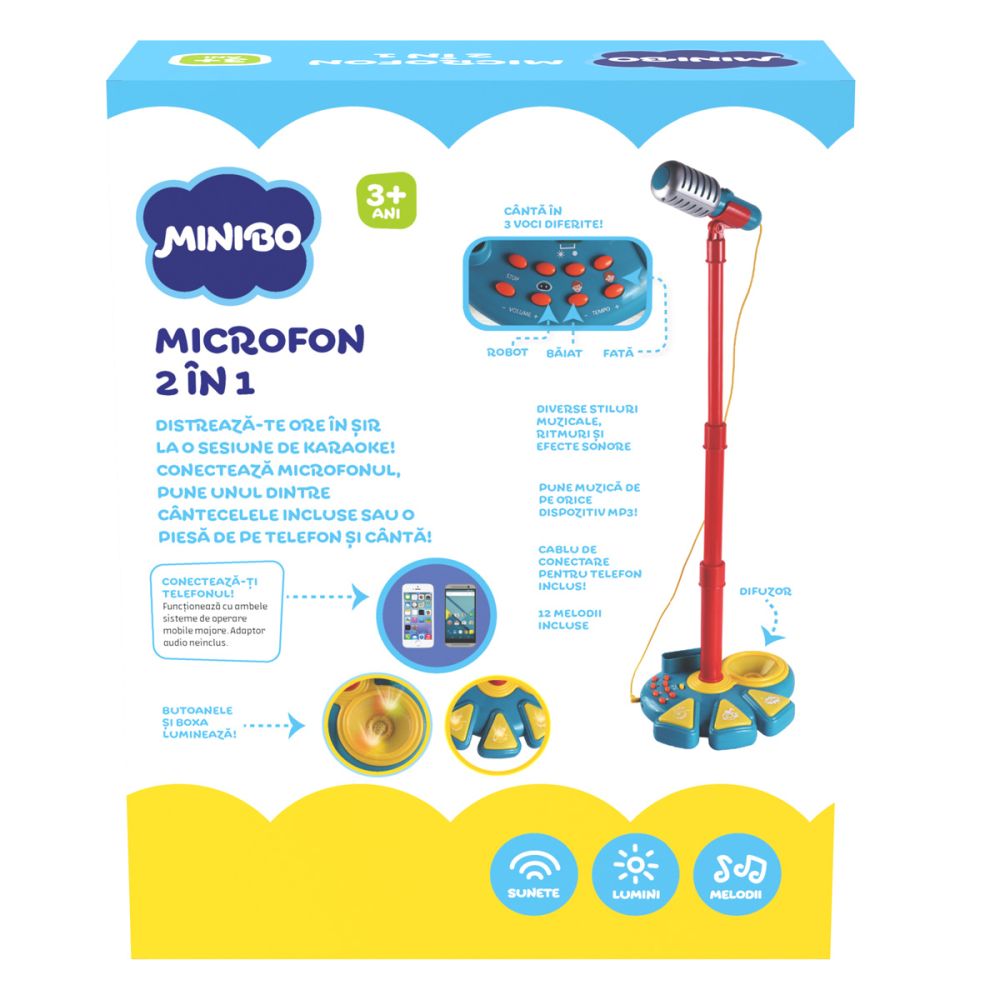 Микрофон 2 в 1, Minibo