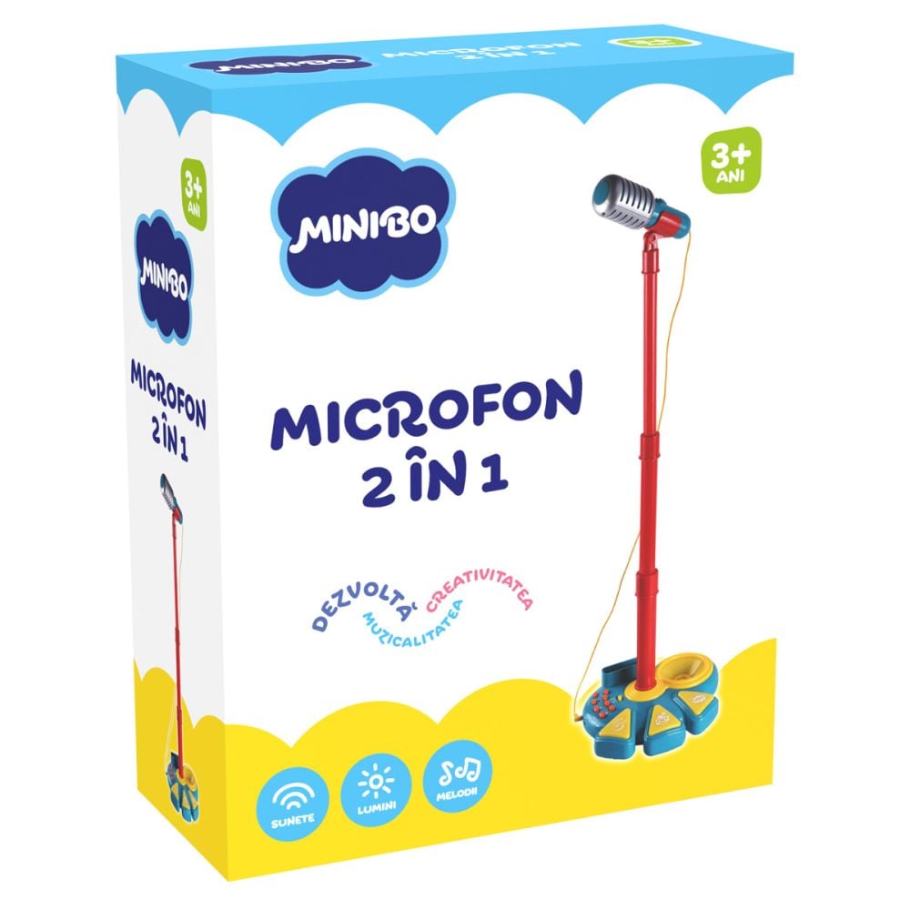 Микрофон 2 в 1, Minibo