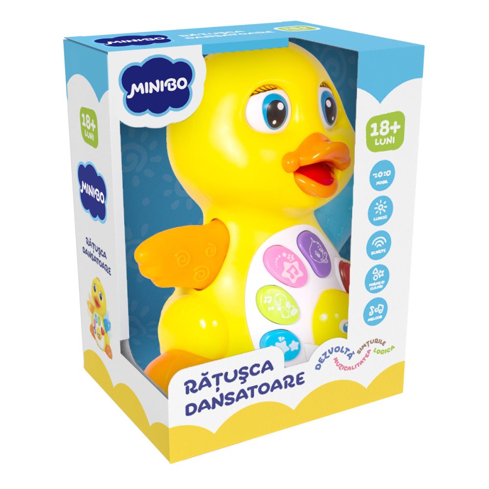 Танцуващо пате, Бебешка играчка, Minibo