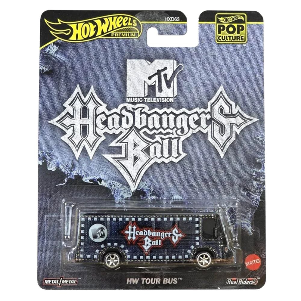 Метална количка, Hot Wheels Premium, Pop Culture, HW Tour Bus, JBL64