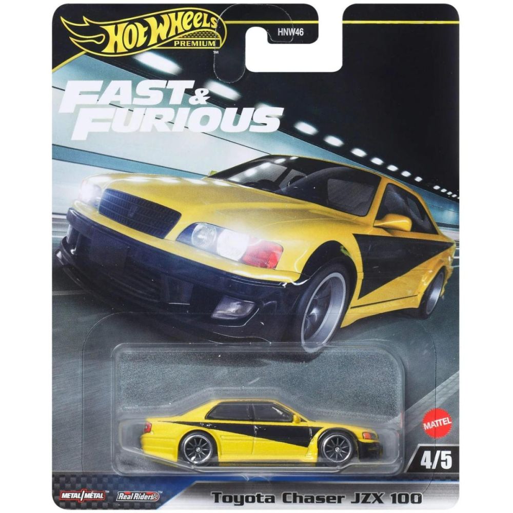 Количка Fast and Furious, Hot Wheels, Toyota Chaser JZX 100, JBL89