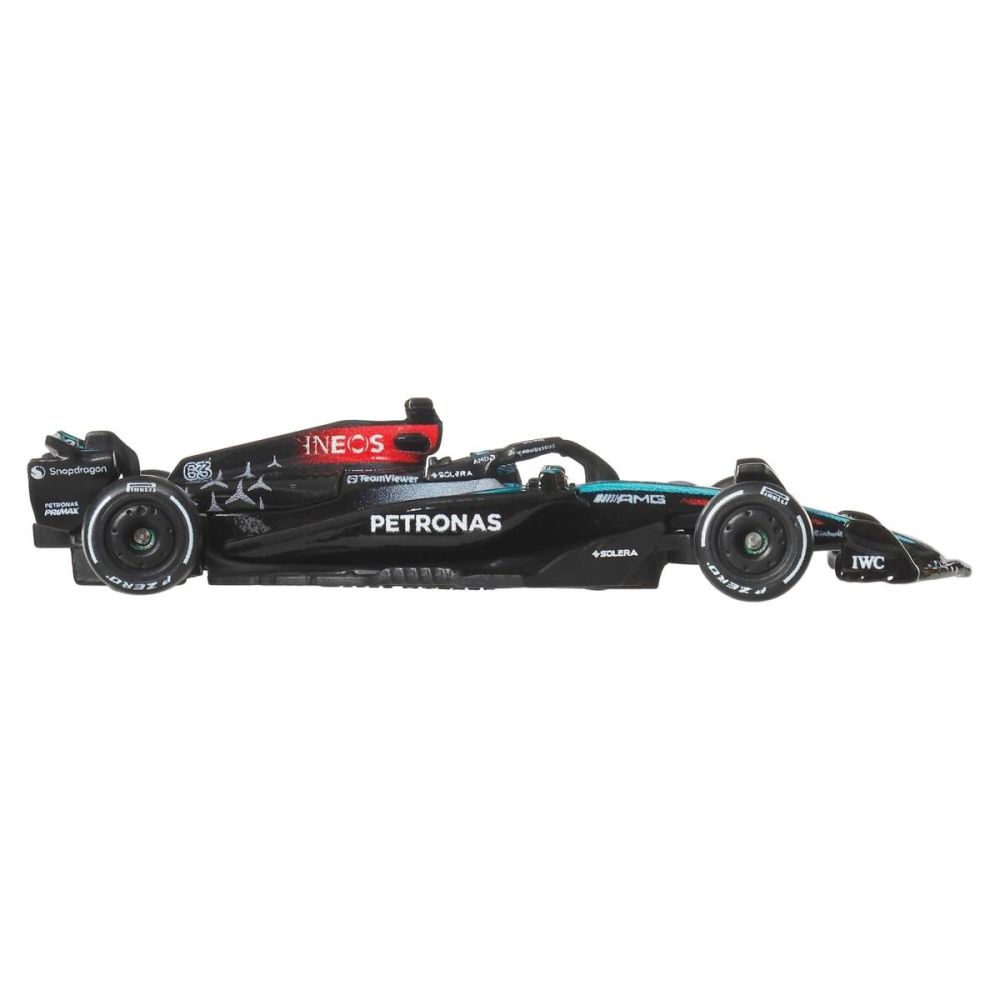 Метална състезателна количка, Hot Wheels, Formula 1, Mercedes-Benz 2024 (#63), JBM18