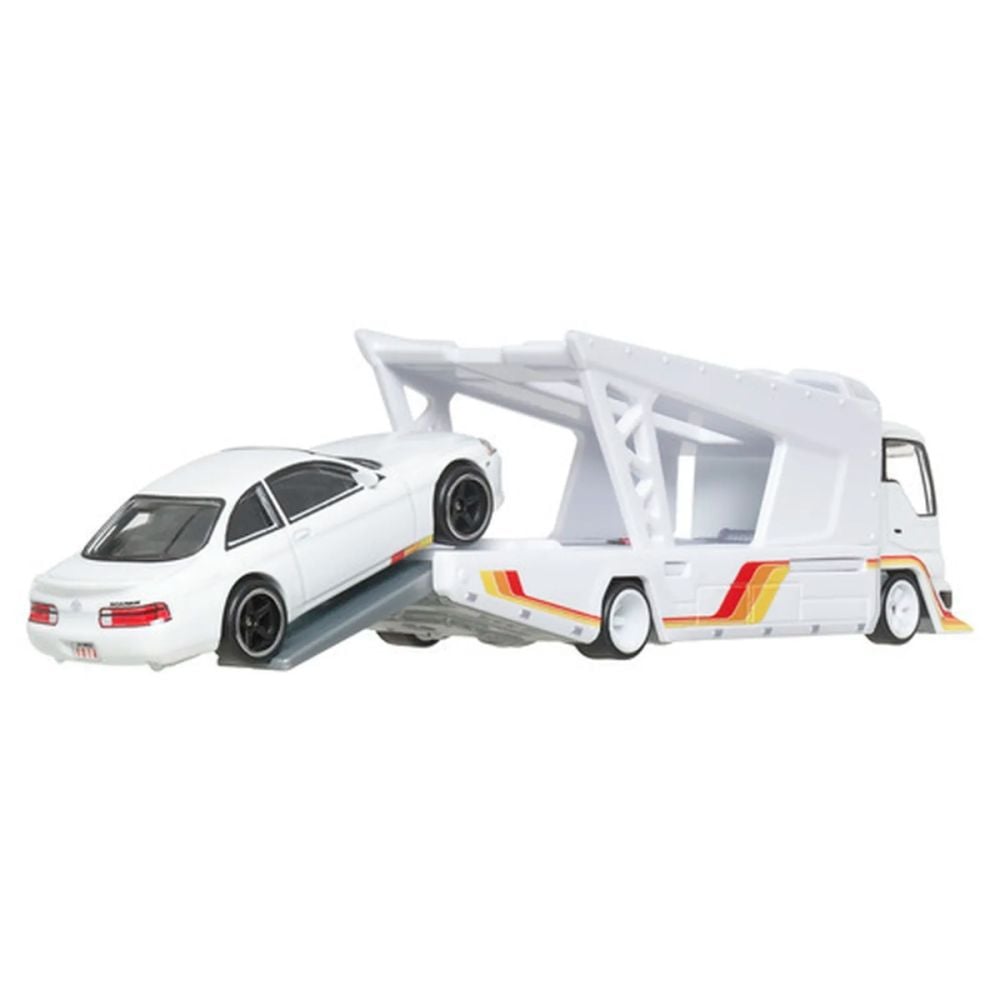 Транспортьор с количка Hot Wheels, Toyota Soarer si Kousoku Hauler, JBM32