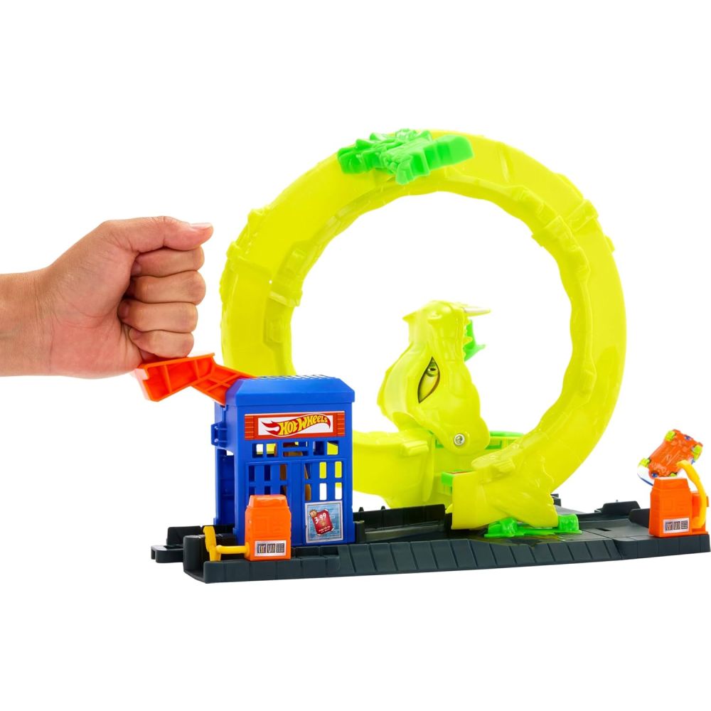 Комплект за игра, Hot Wheels City, Snake Spiral Attack, JBM63