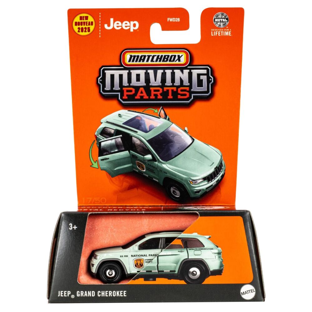 Количка Matchbox, Moving Parts, Jeep Grand Cherokee, JBW55