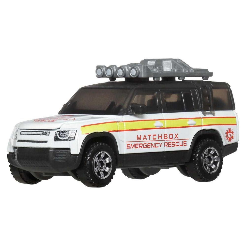 Количка Matchbox, Moving Parts, Land Rover Defender 130, JBW63