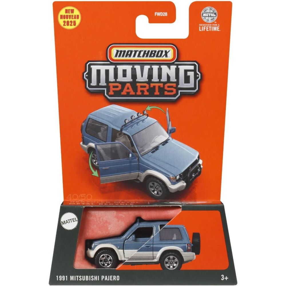 Kоличка Matchbox, Moving Parts, 1985 Mitsubishi Pajero, JBW66