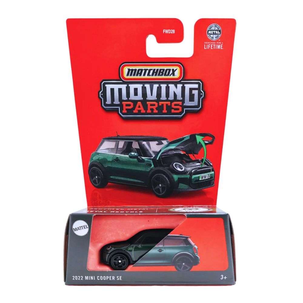 Количка Matchbox, Moving Parts, Mini Cooper SE, JBW79