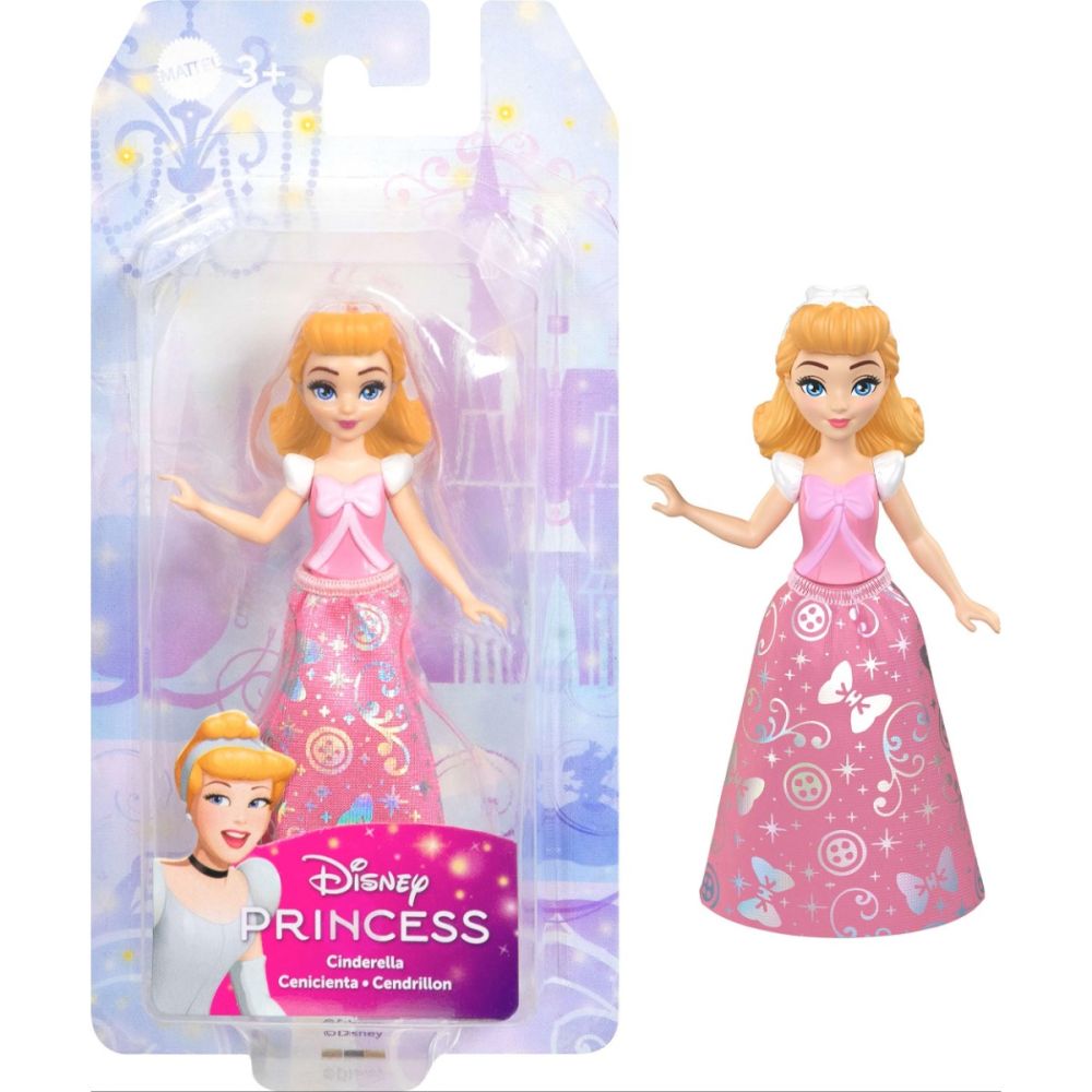 Мини кукла, Disney Princess, Cinderella, 9 см, JBX45