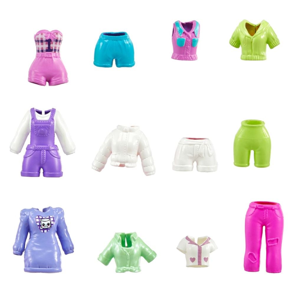 Комплект 2 кукли с дрехи и аксесоари, Polly Pocket, JCB23