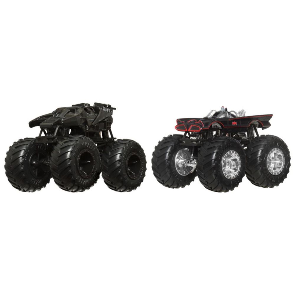 Комплект 2 колички Monster Truck, Hot Wheels, Batman Vs Batman Classic Tv Series, JCC80