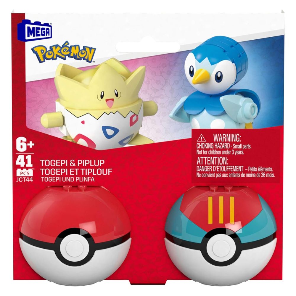 Строителен комплект, Mega Pokemon, Togepi и Piplup, JCT44