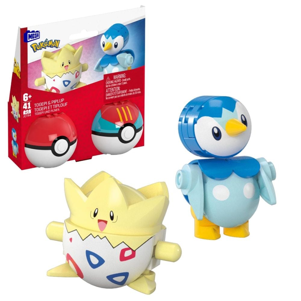 Строителен комплект, Mega Pokemon, Togepi и Piplup, JCT44