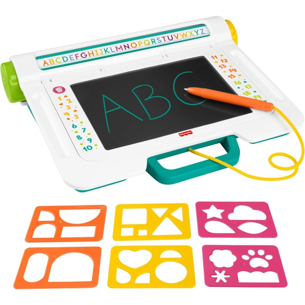 Таблет LCD за писане и рисуване, Fisher Price, Learn & Doodle Desk, JDL70