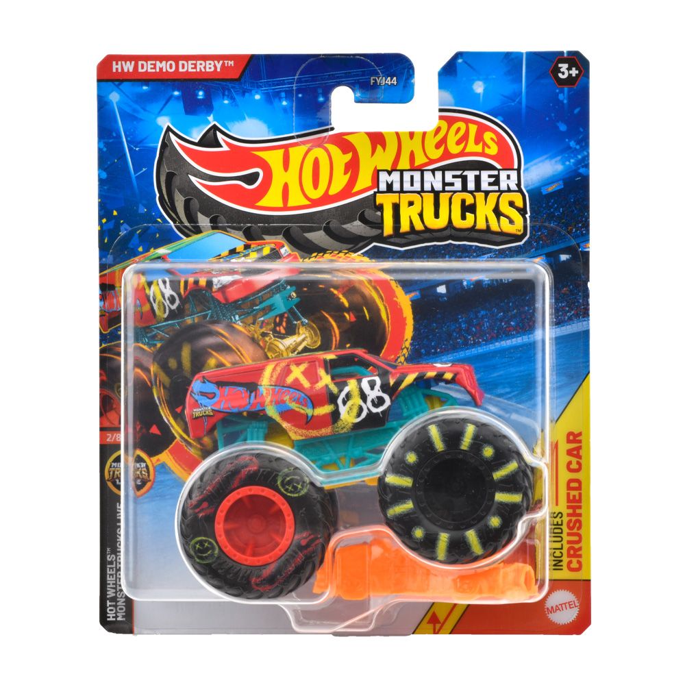 Количка Hot Wheels, Monster Truck, Demo Derby, JDP72