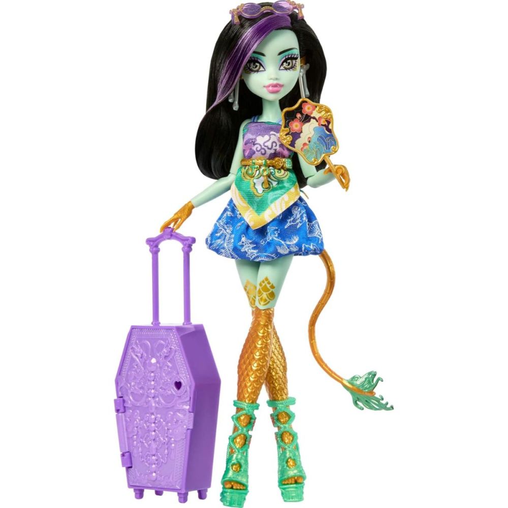 Кукла с аксесоари, Monster High, Skulltime Secrets, Gore-Geous Oasis, Jinafire Long, JDR52
