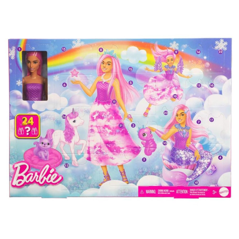 Кукла с 24 изненади, Barbie, Calendar Advent, JFL66