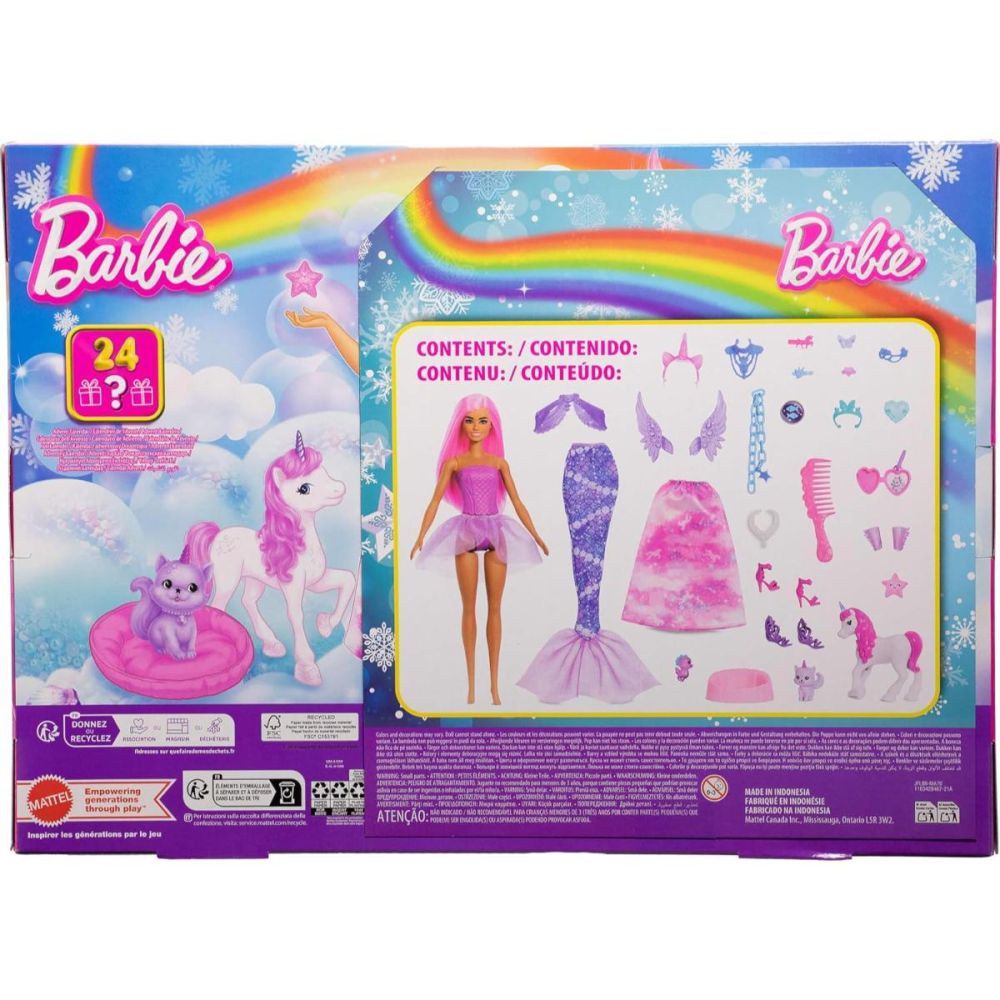 Кукла с 24 изненади, Barbie, Calendar Advent, JFL66