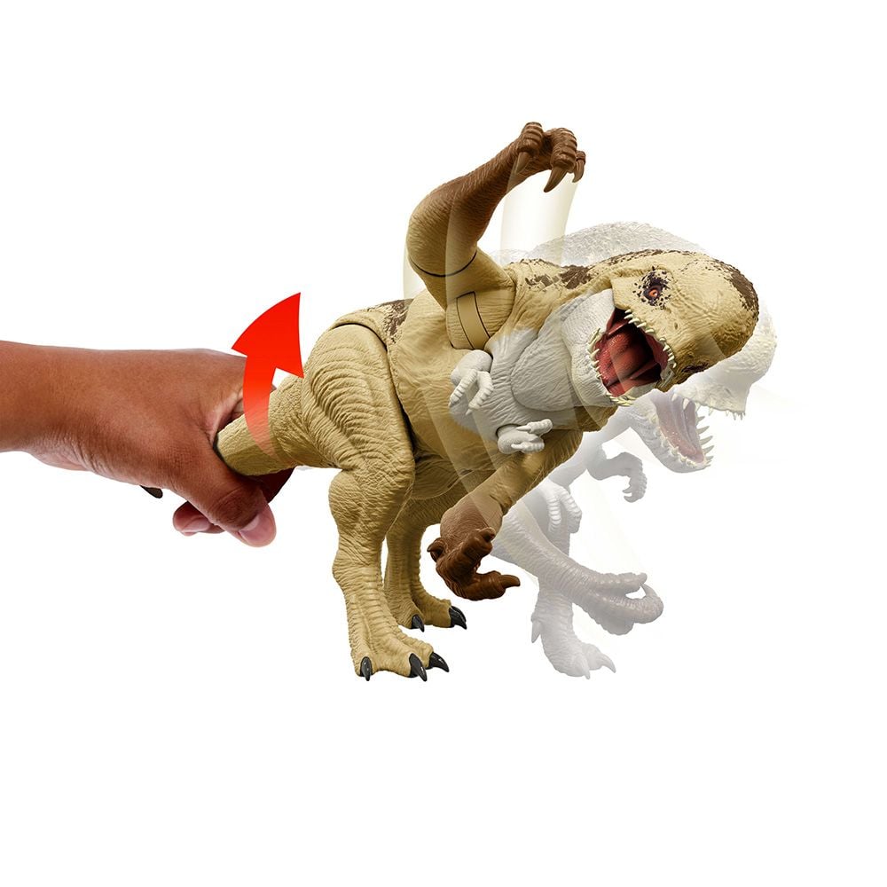 Подвижна фигурка, Jurassic World Rebirth, Rumble N Rampage, Distorsus Rex, JGB58