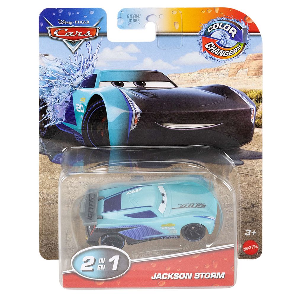 Количка Disney Cars, Color Changers, Jackson Storm, JHG27