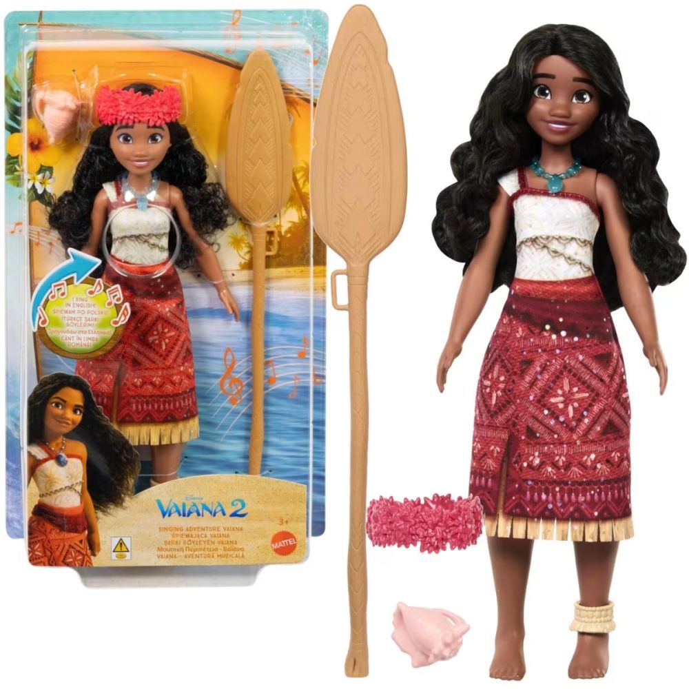 Кукла със звуци Disney Vaiana 2, Singing Adventure, JHH26