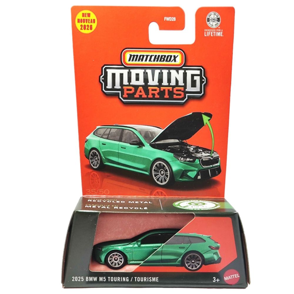 Количка Matchbox, Moving Parts, 2025 BMW M5 Touring, JHV25